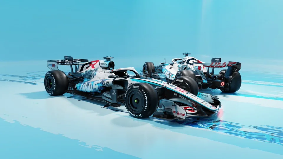 Foto: Haas VF-26, livrea Godzilla Minus Zero