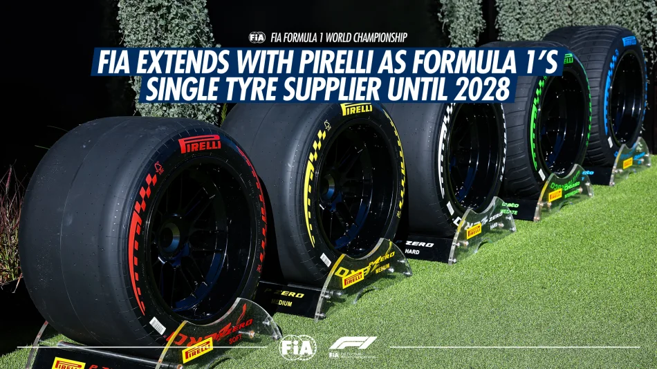 La gamma di pneumatici Pirelli per la Formula 1