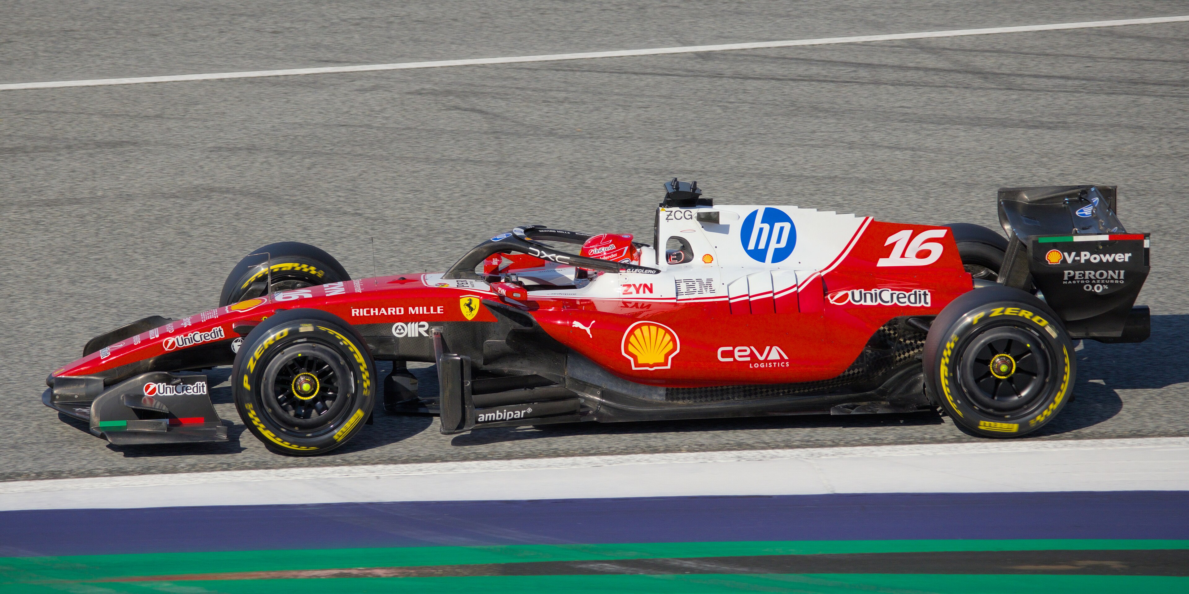 Gli pneumatici Pirelli sulla Ferrari SF-26 durante il Gran Premio d'Austria 2026